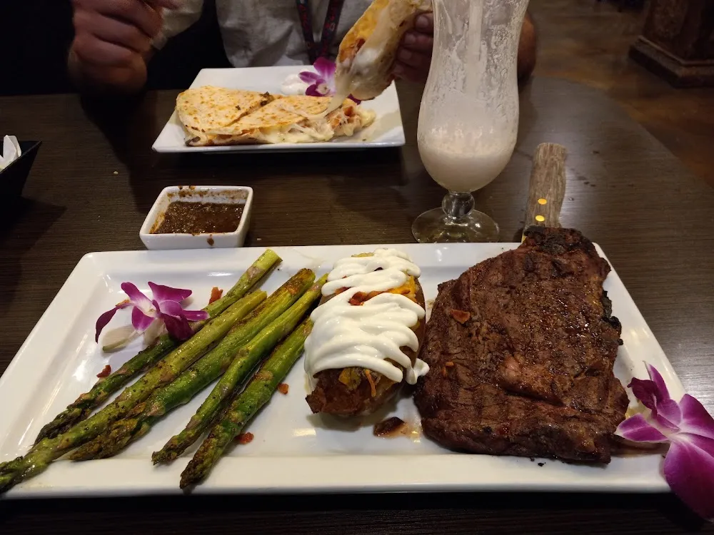 Rib Eye Steak Plate